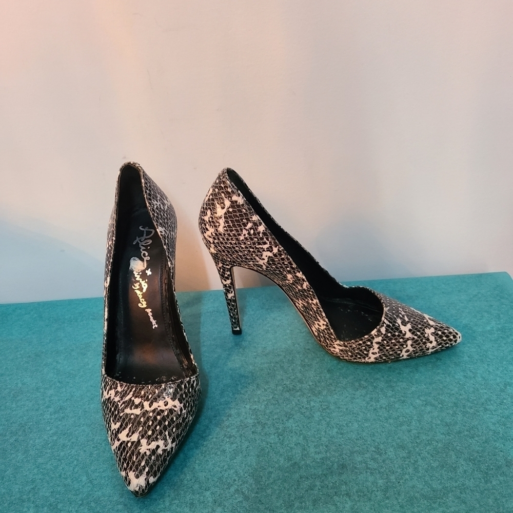 Alice + Olivia Snake Pumps